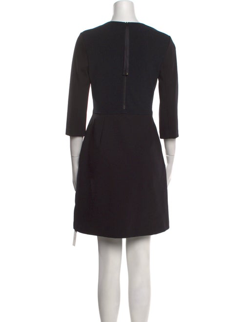 St. John Crew Neck Mini Dress