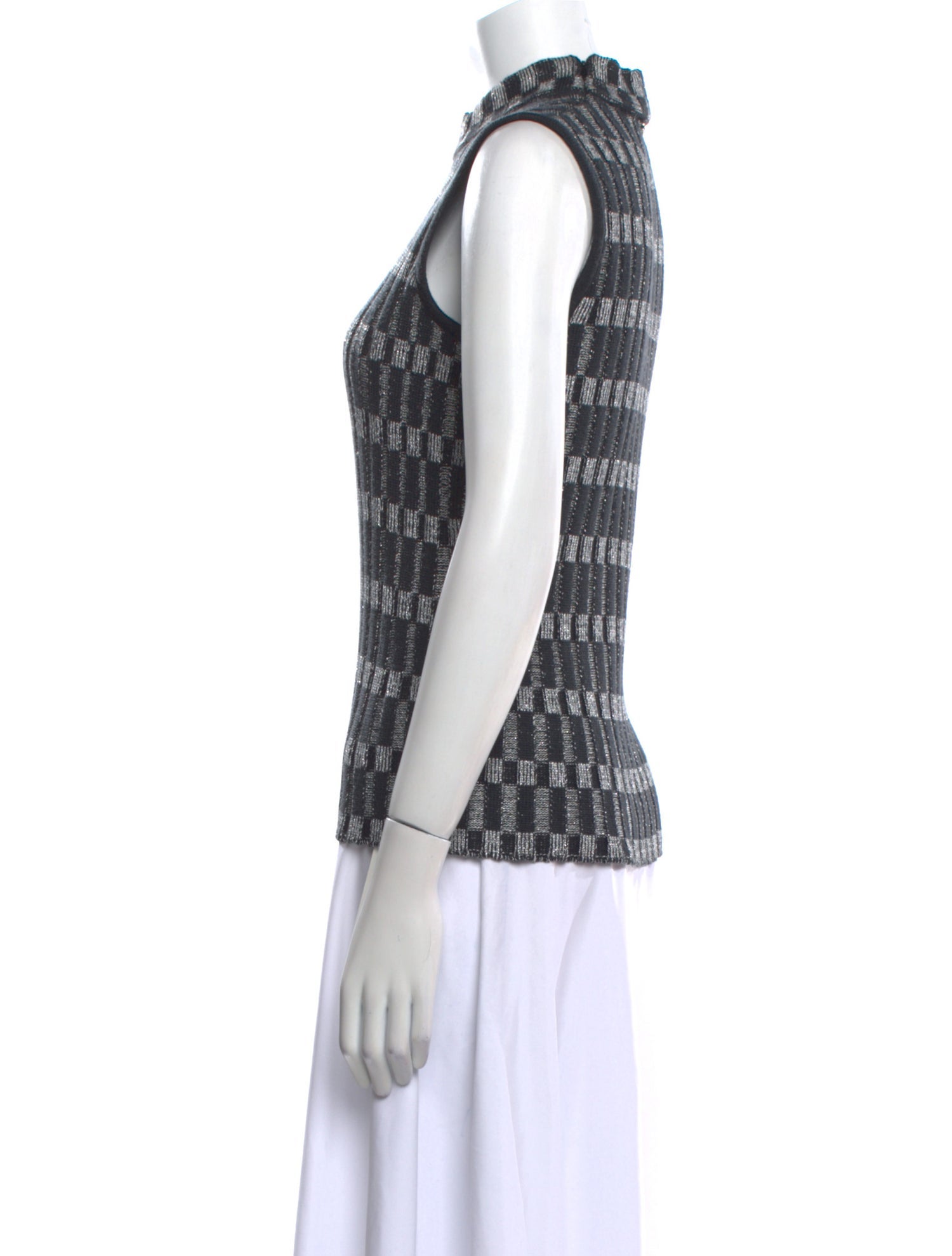 St. John Wool Printed Sweater