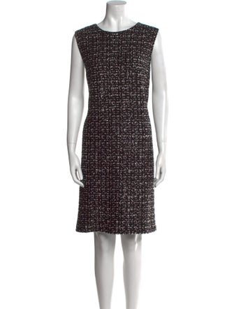 St. John Printed Mini Dress