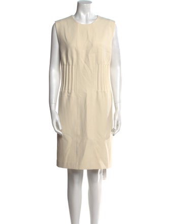 St. John Crew Neck Knee-Length Dress