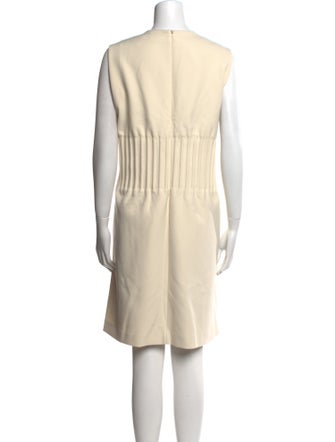 St. John Crew Neck Knee-Length Dress