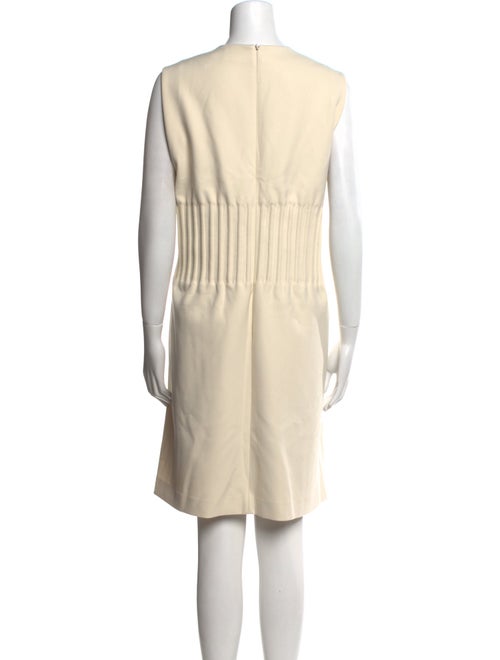 St. John Crew Neck Knee-Length Dress