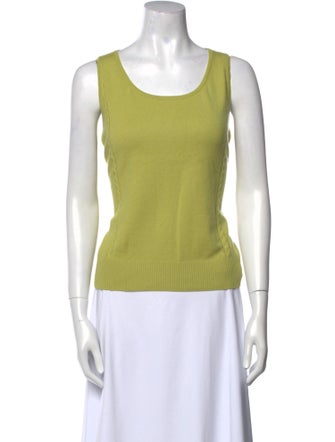 St. John Cashmere Scoop Neck Sweater