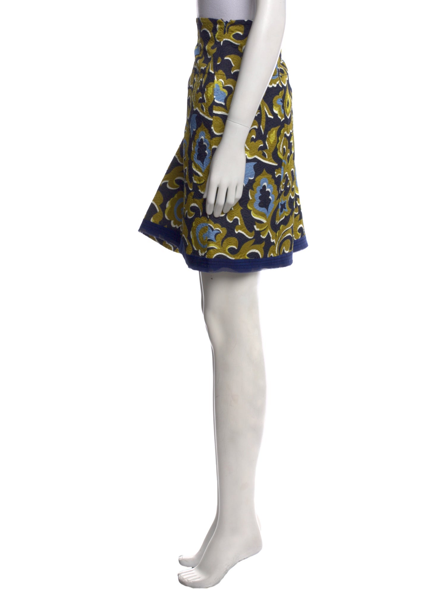 St. John Printed Knee-Length Skirt w/ Tags