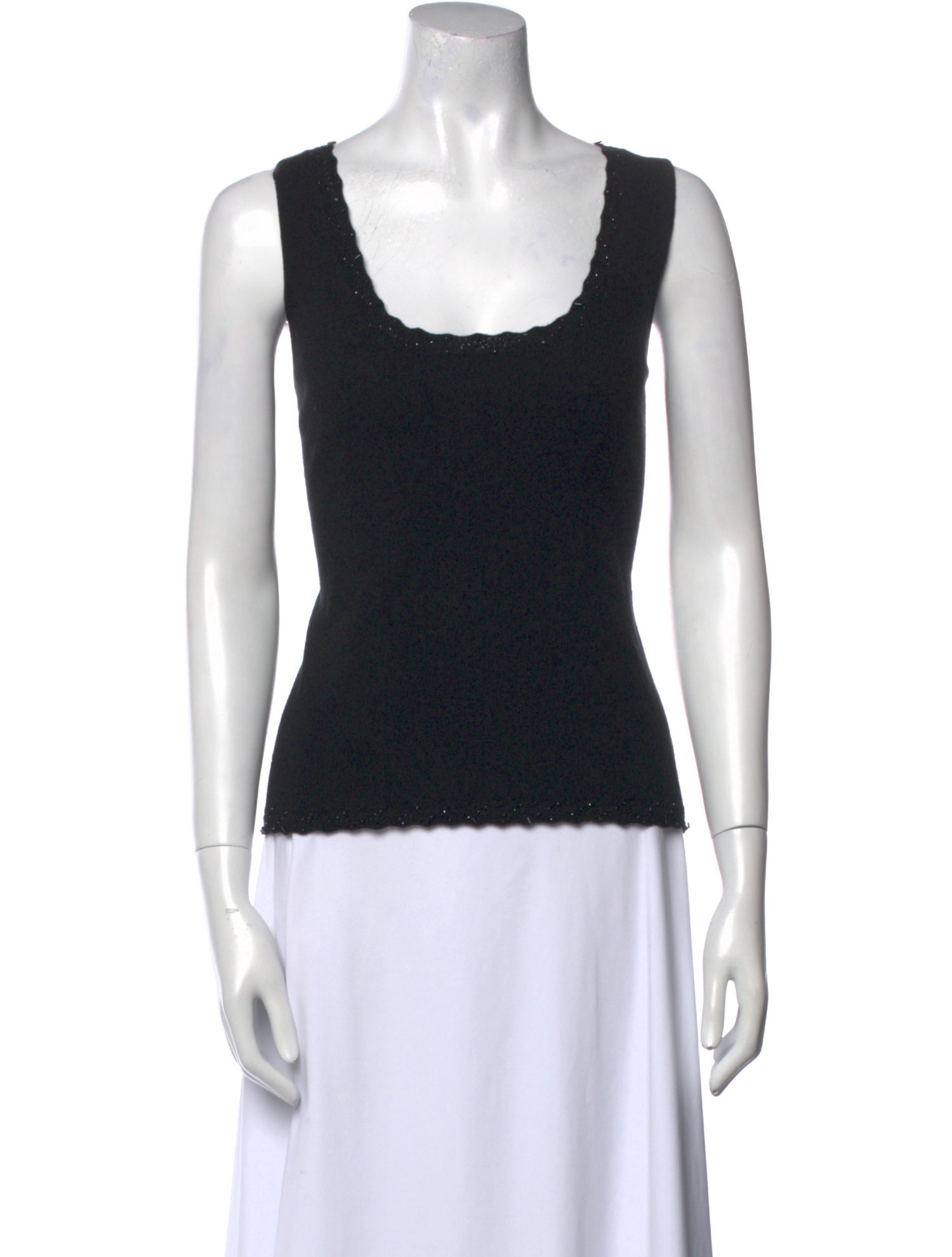 St. John Cashmere Scoop Neck Sweater