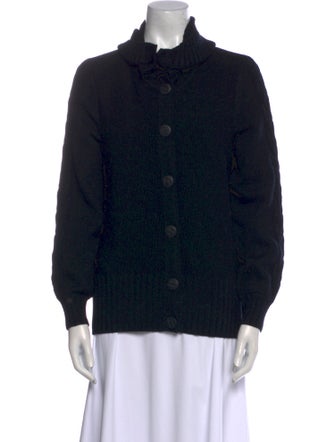 St. John Cashmere Mock Neck Sweater