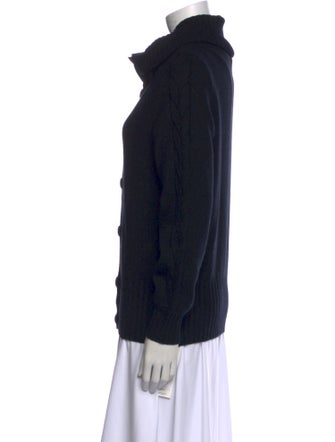 St. John Cashmere Mock Neck Sweater