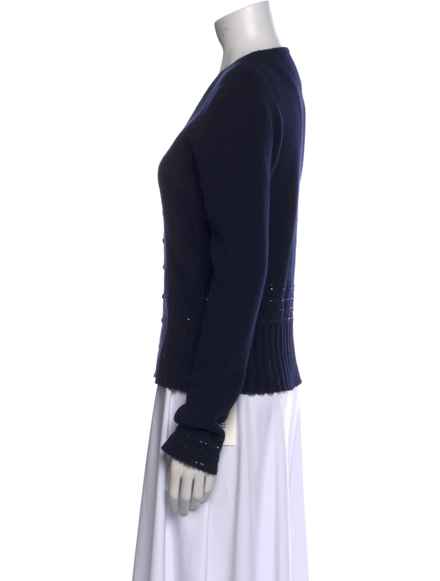 St. John Cashmere V-Neck Sweater