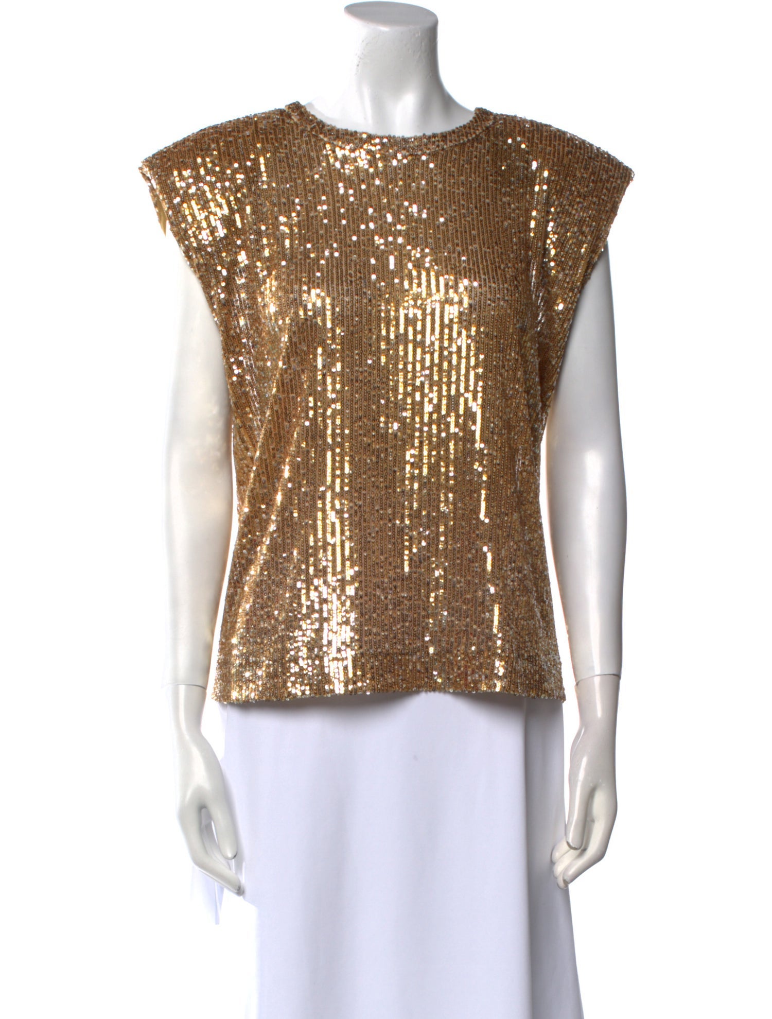 St. John Crew Neck Sleeveless Top w/ Tags