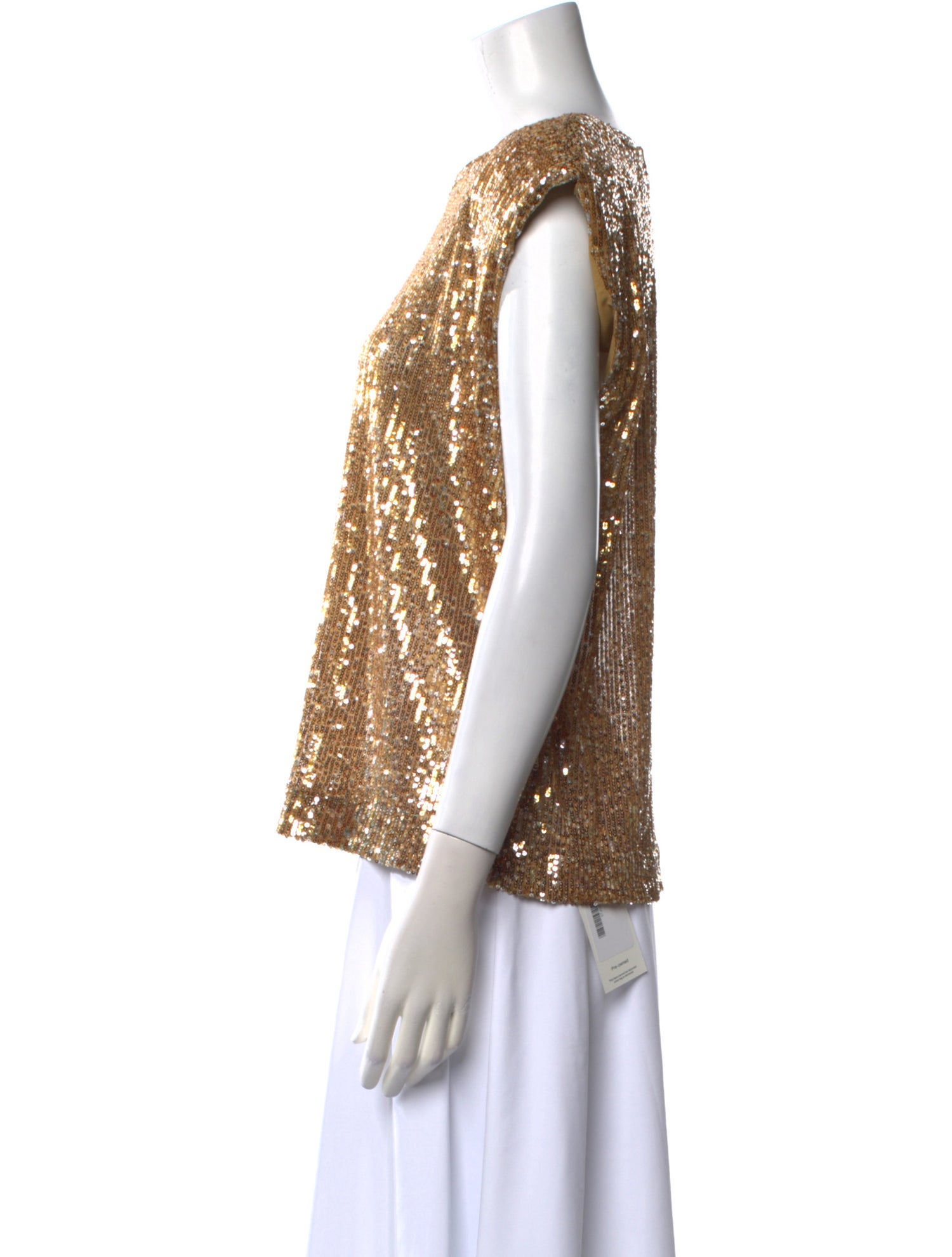 St. John Crew Neck Sleeveless Top w/ Tags