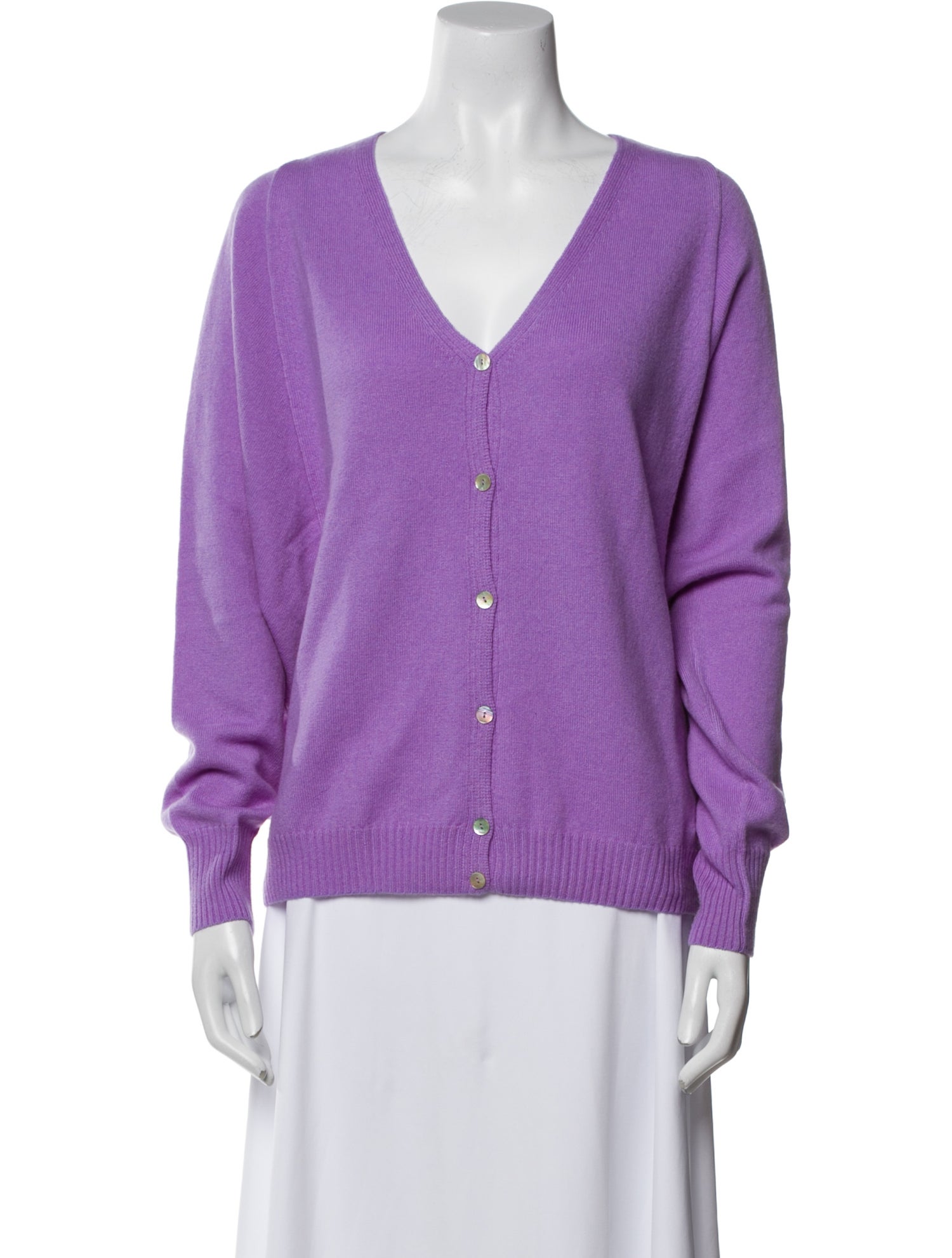 St. John Cashmere V-Neck Sweater