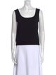 St. John Scoop Neck Sleeveless Top