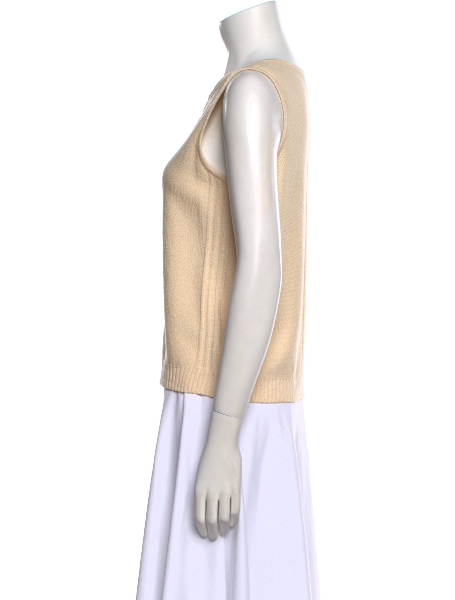 St. John Wool V-Neck Top w/ Tags