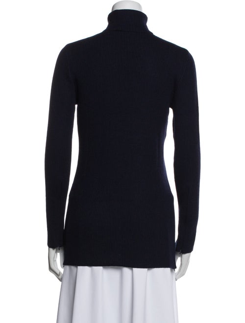 St. John Wool Turtleneck Sweater