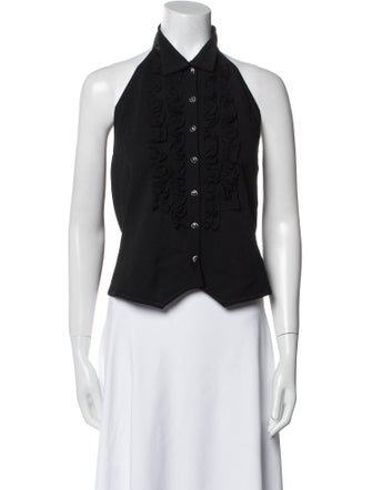 St. John Mock Neck Sweater