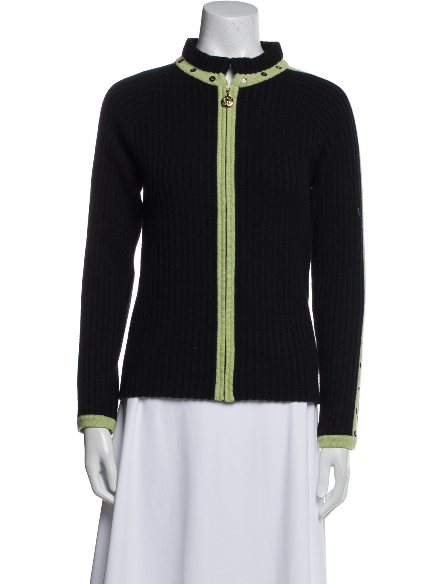 St. John Cashmere Printed Evening Jacket