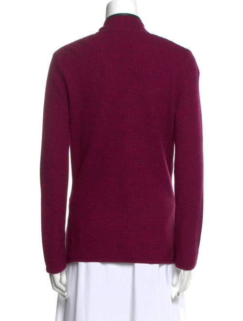 St. John Wool Open Front Sweater