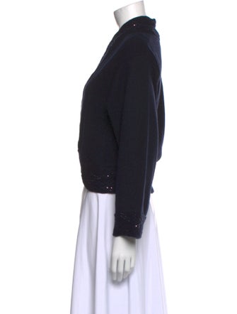 St. John Cashmere Open Front Sweater