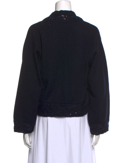 St. John Cashmere Open Front Sweater