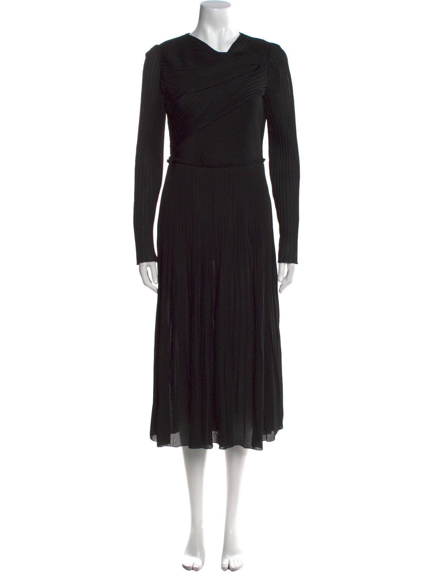 St. John Cowl Neck Long Dress