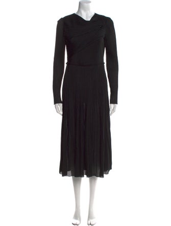 St. John Cowl Neck Long Dress