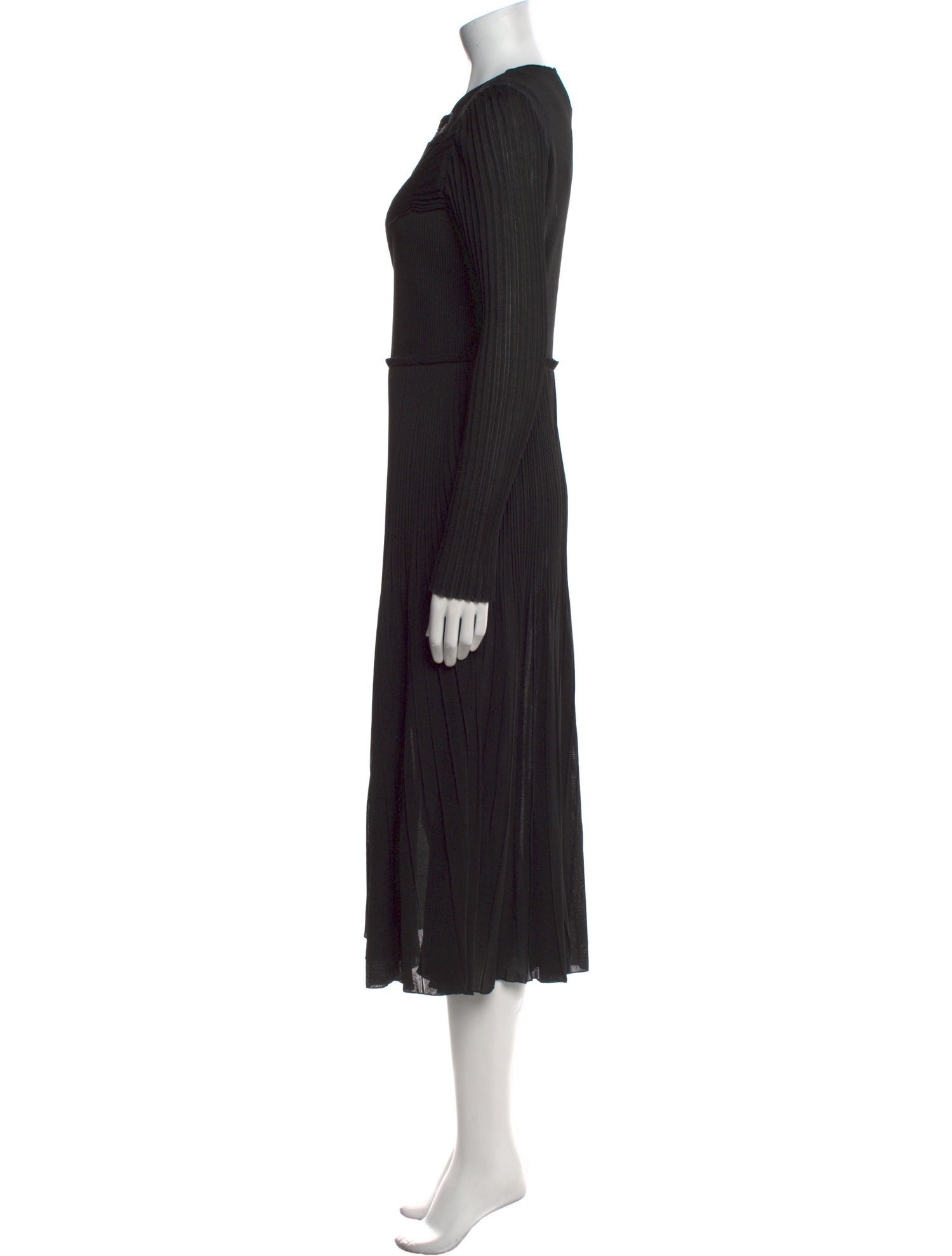St. John Cowl Neck Long Dress