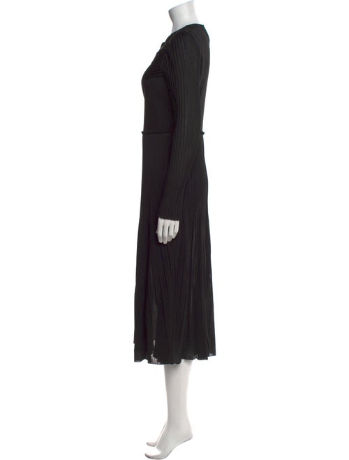 St. John Cowl Neck Long Dress