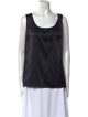 St. John Silk Scoop Neck Top