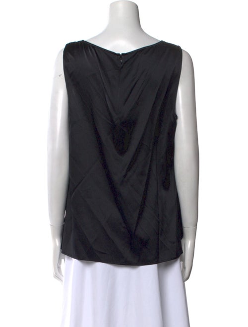St. John Silk Scoop Neck Top