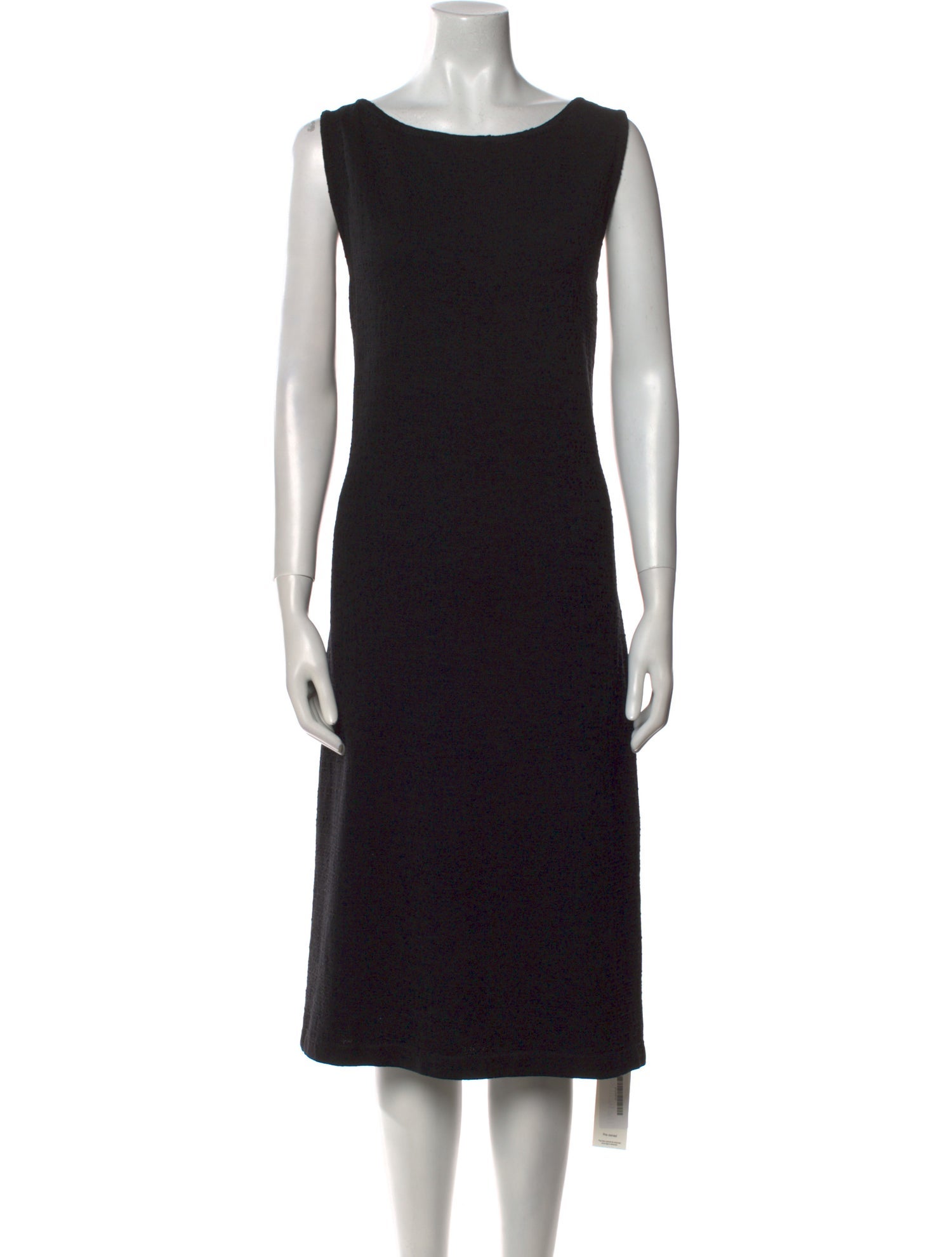 St. John Bateau Neckline Midi Length Dress