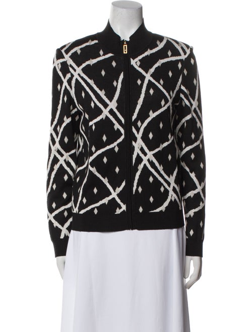 St. John Printed Bomber Jacket