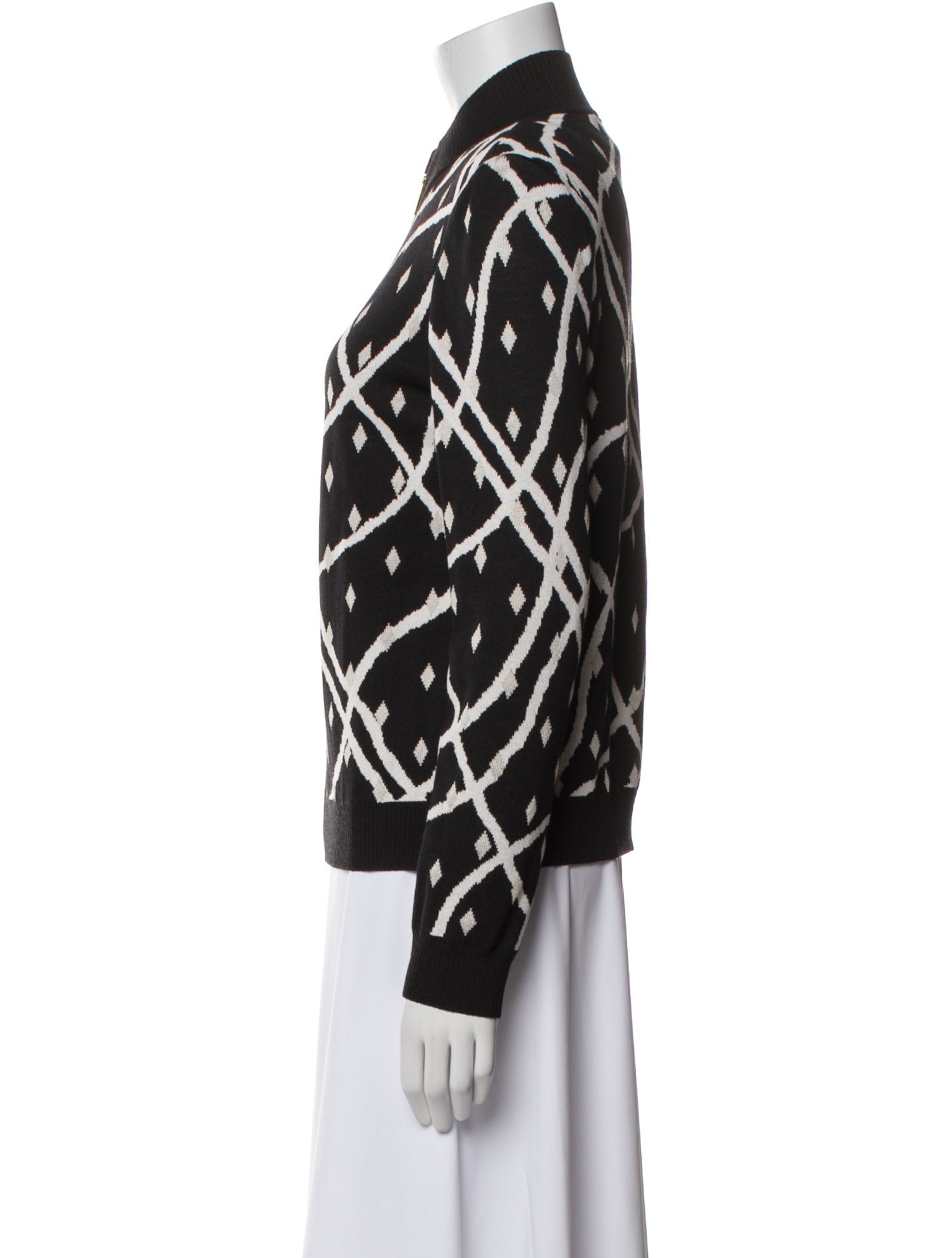 St. John Printed Bomber Jacket