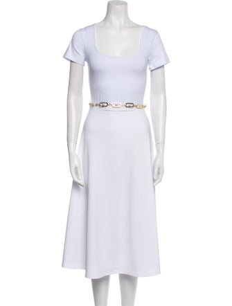 St. John Skinny Metal Chain-Link Belt