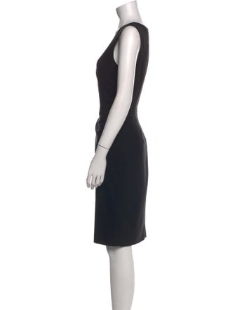 St. John V-Neck Knee-Length Dress