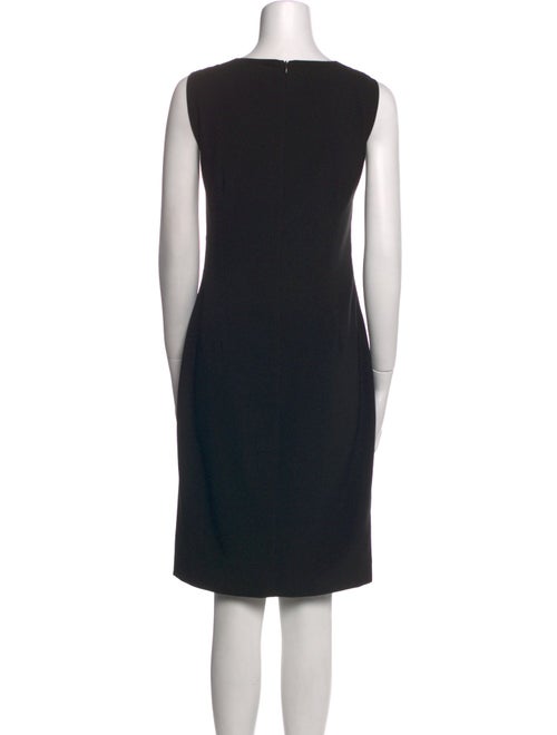 St. John V-Neck Knee-Length Dress