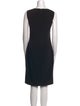 St. John V-Neck Knee-Length Dress