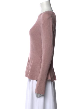 St. John Scoop Neck Sweater