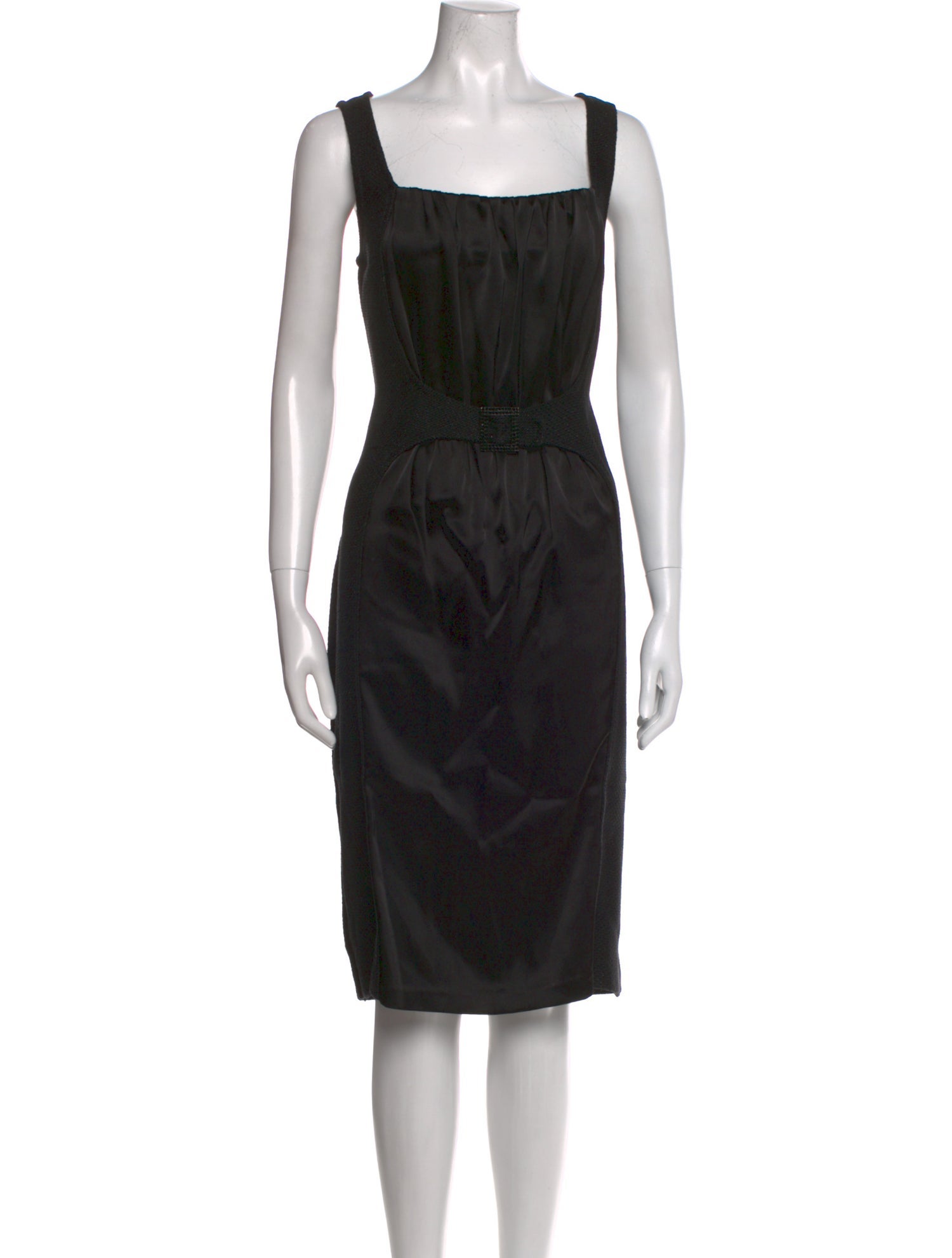 St. John Printed Midi Length Dress