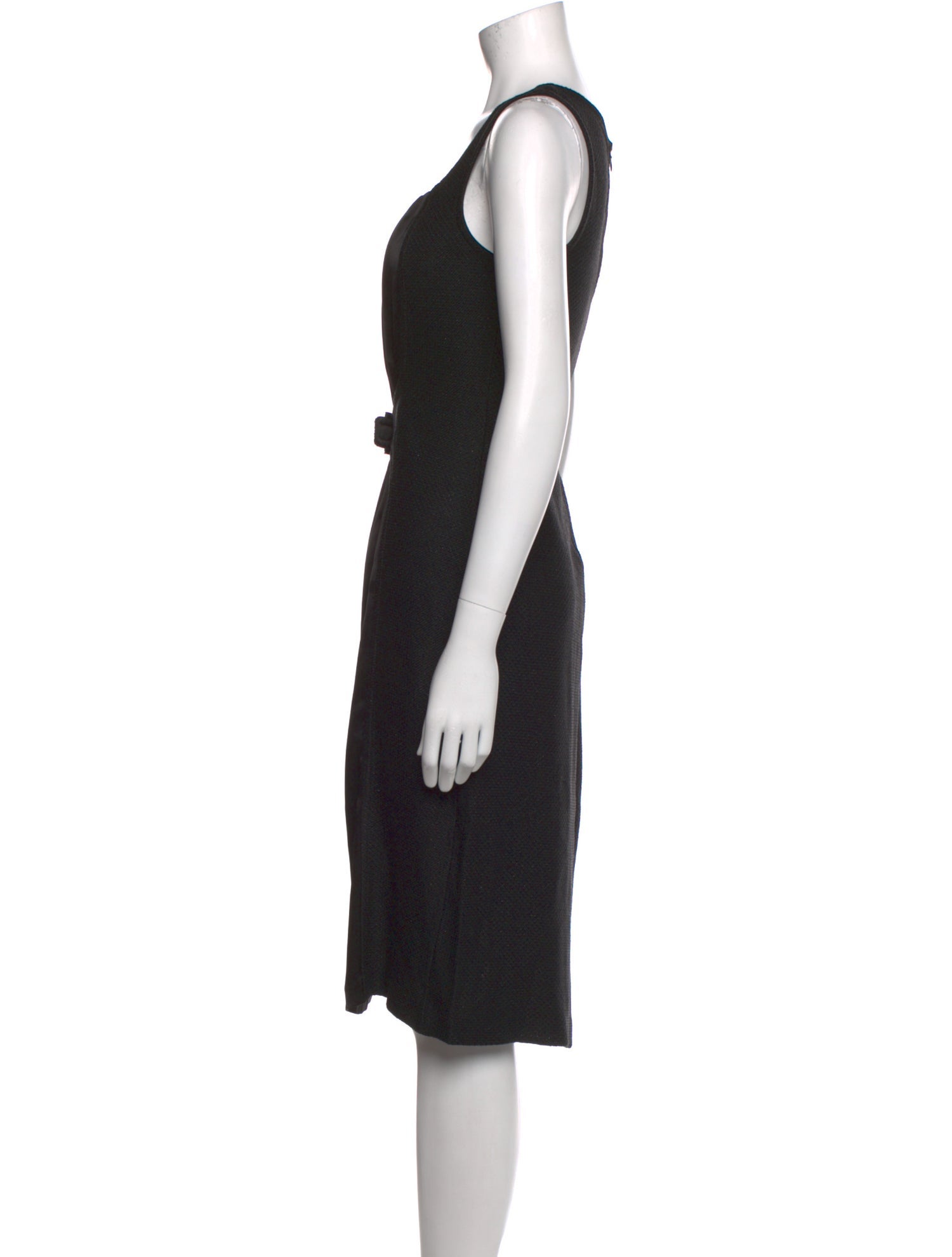 St. John Printed Midi Length Dress