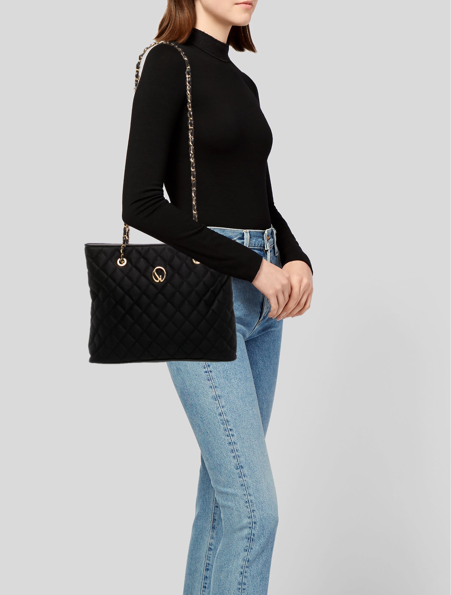 St. John Quilted Shoulder Bag