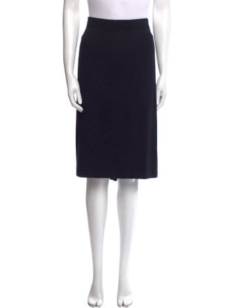 St. John Wool Knee-Length Skirt