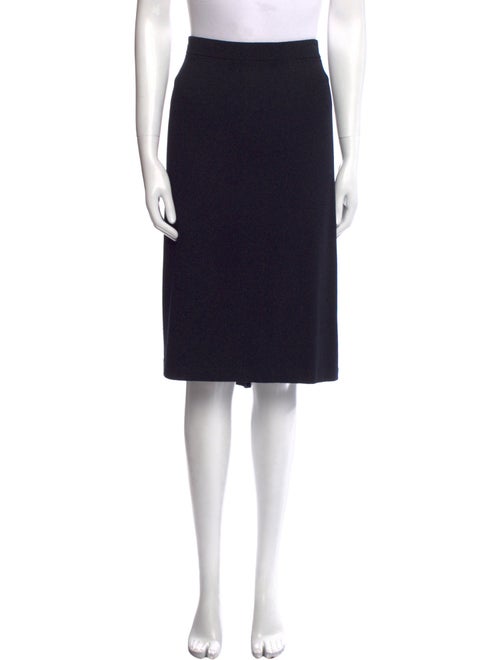St. John Wool Knee-Length Skirt