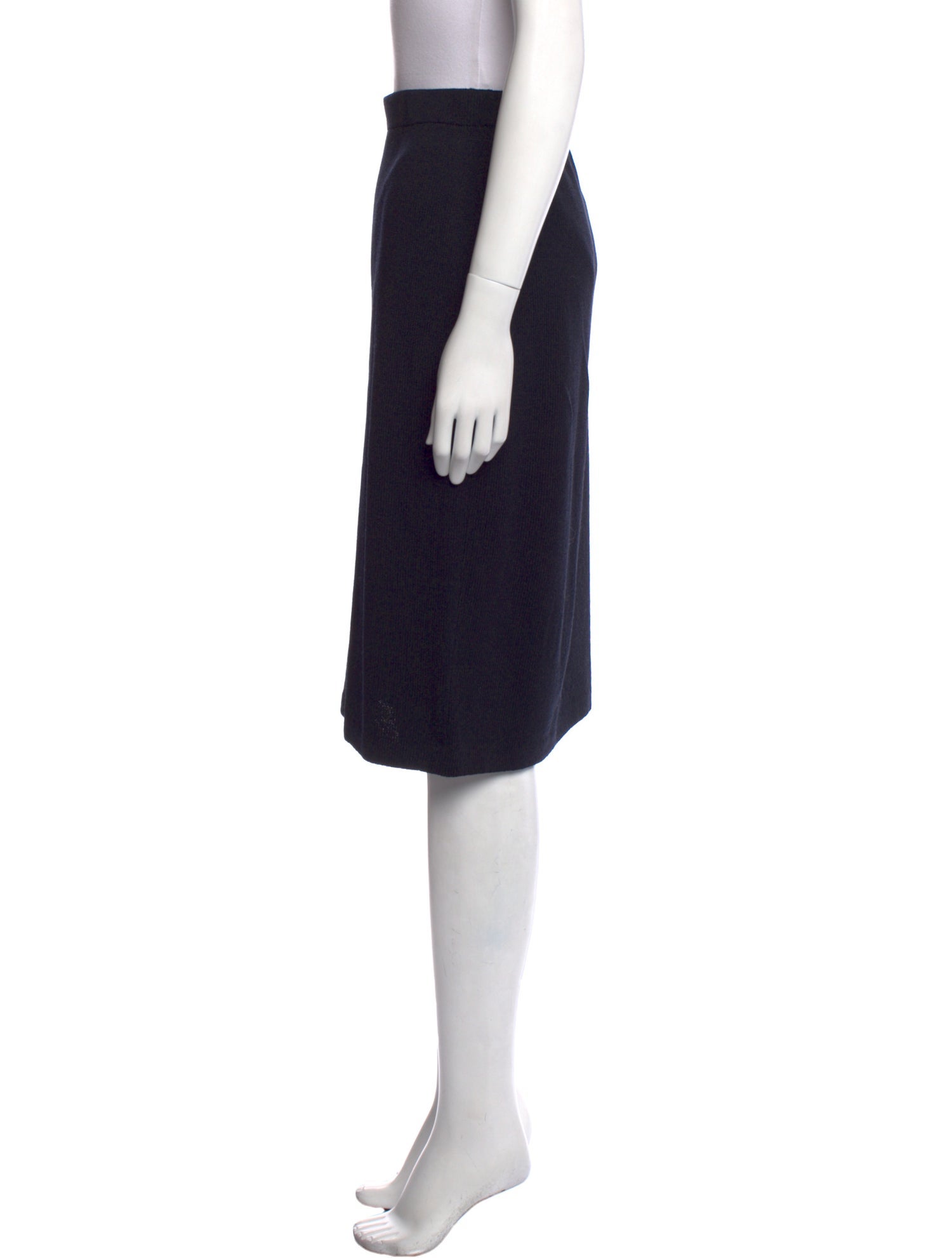 St. John Wool Knee-Length Skirt