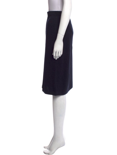 St. John Wool Knee-Length Skirt