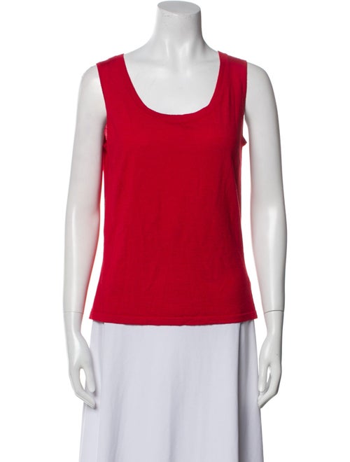 St. John Wool Scoop Neck Top