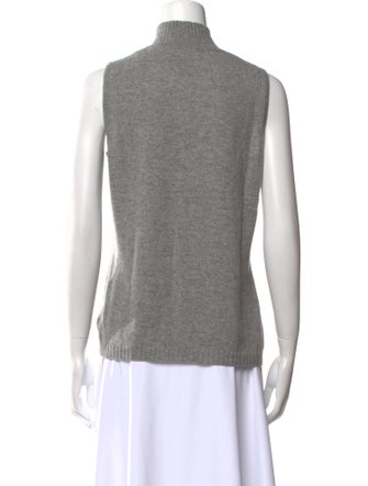 St. John Cashmere Mock Neck Sweater