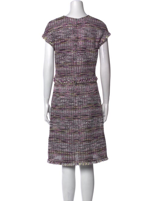 St. John Printed Knee-Length Dress