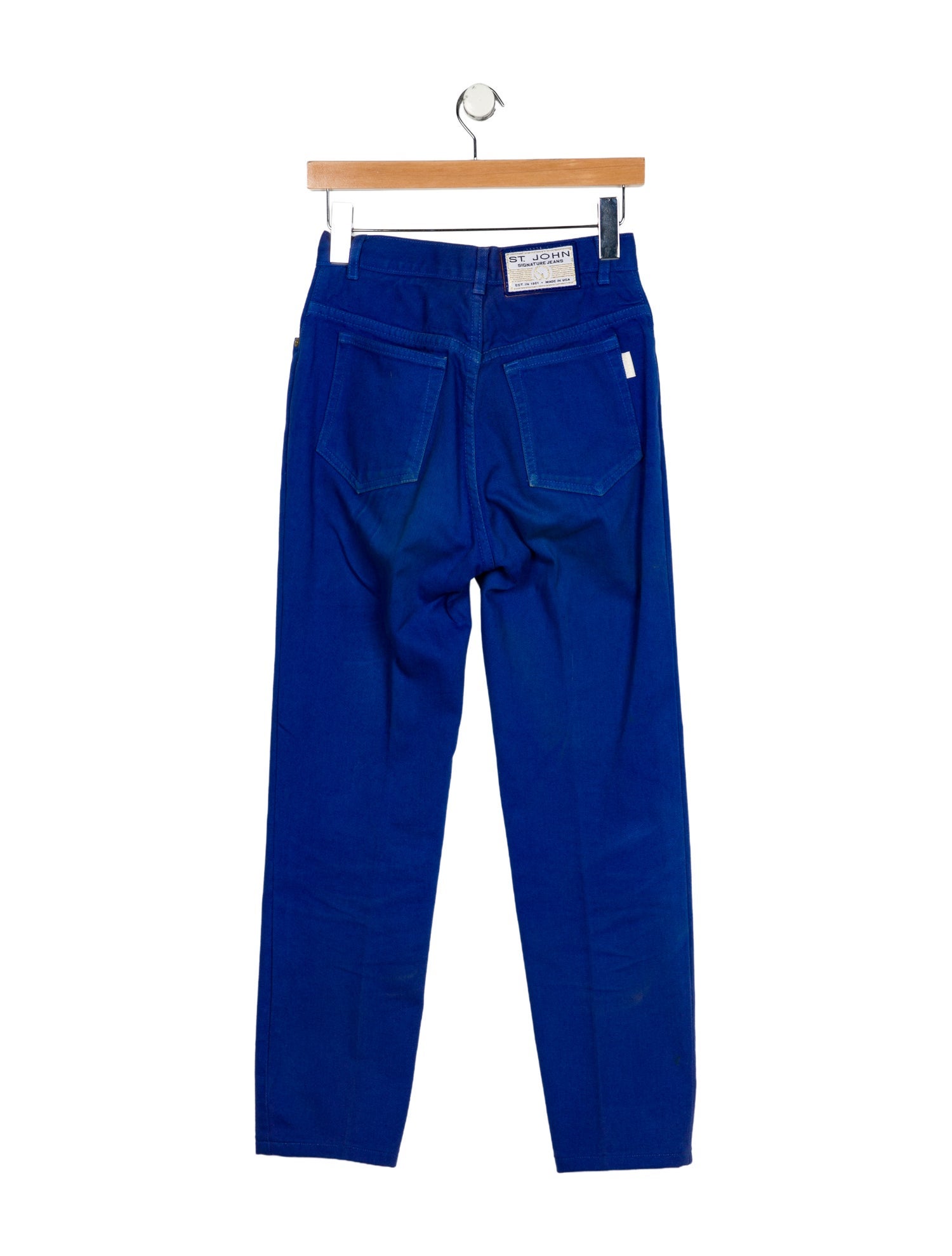 St. John High-Rise Straight Leg Jeans