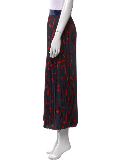 St. John Printed Midi Length Skirt