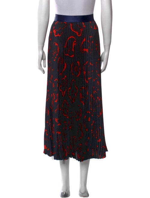 St. John Printed Midi Length Skirt